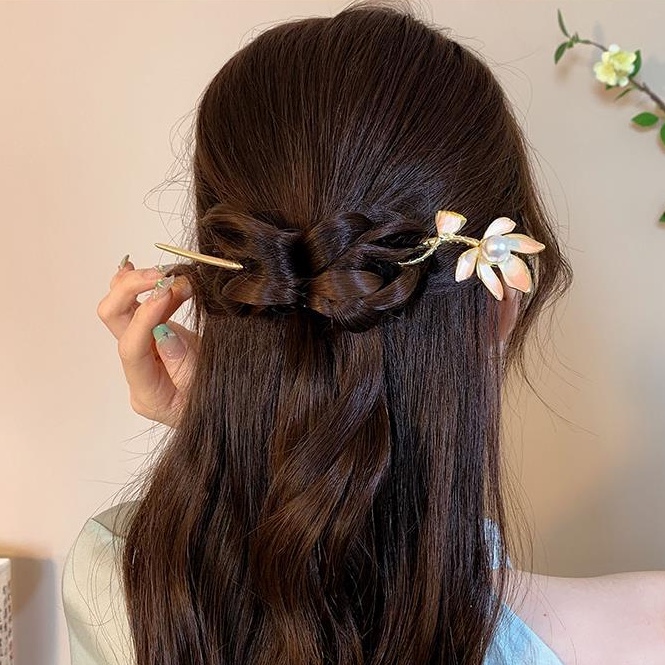 Trâm Cài Tóc Hình Hoa Cổ Điển Mẫu Mới 2023 Thời Trang Mùa Hè Dành Cho Bạn