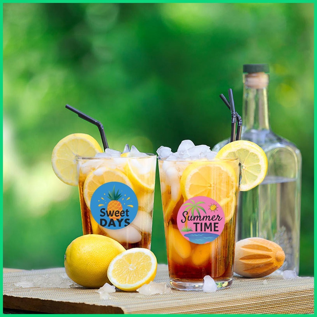 Set 90 Miếng Dán Chủ Đề Mùa Hè Cho Laptop / Vali / Ván Trượt / Máy Tính