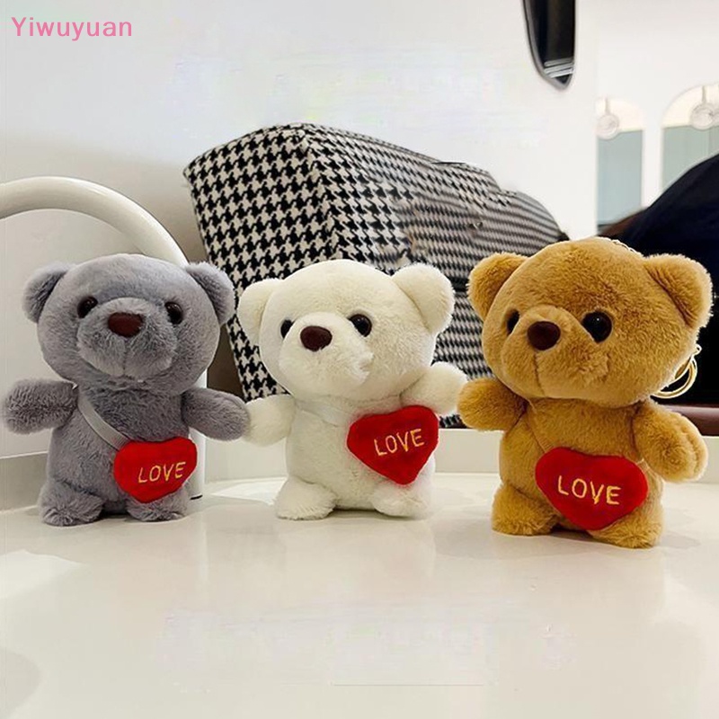 1 Móc Khóa Gấu Nhồi Bông Đáng Yêu Mới