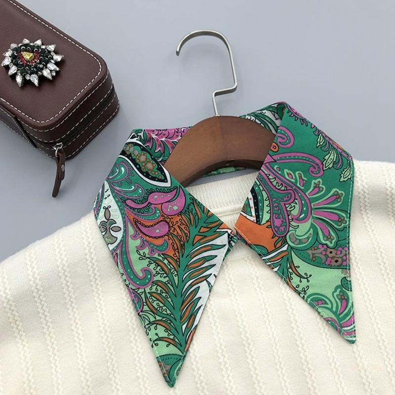 Cổ Áo Giả Họa Tiết Hoa Thanh Lịch Dành Cho Nữ Đi Dự Tiệc