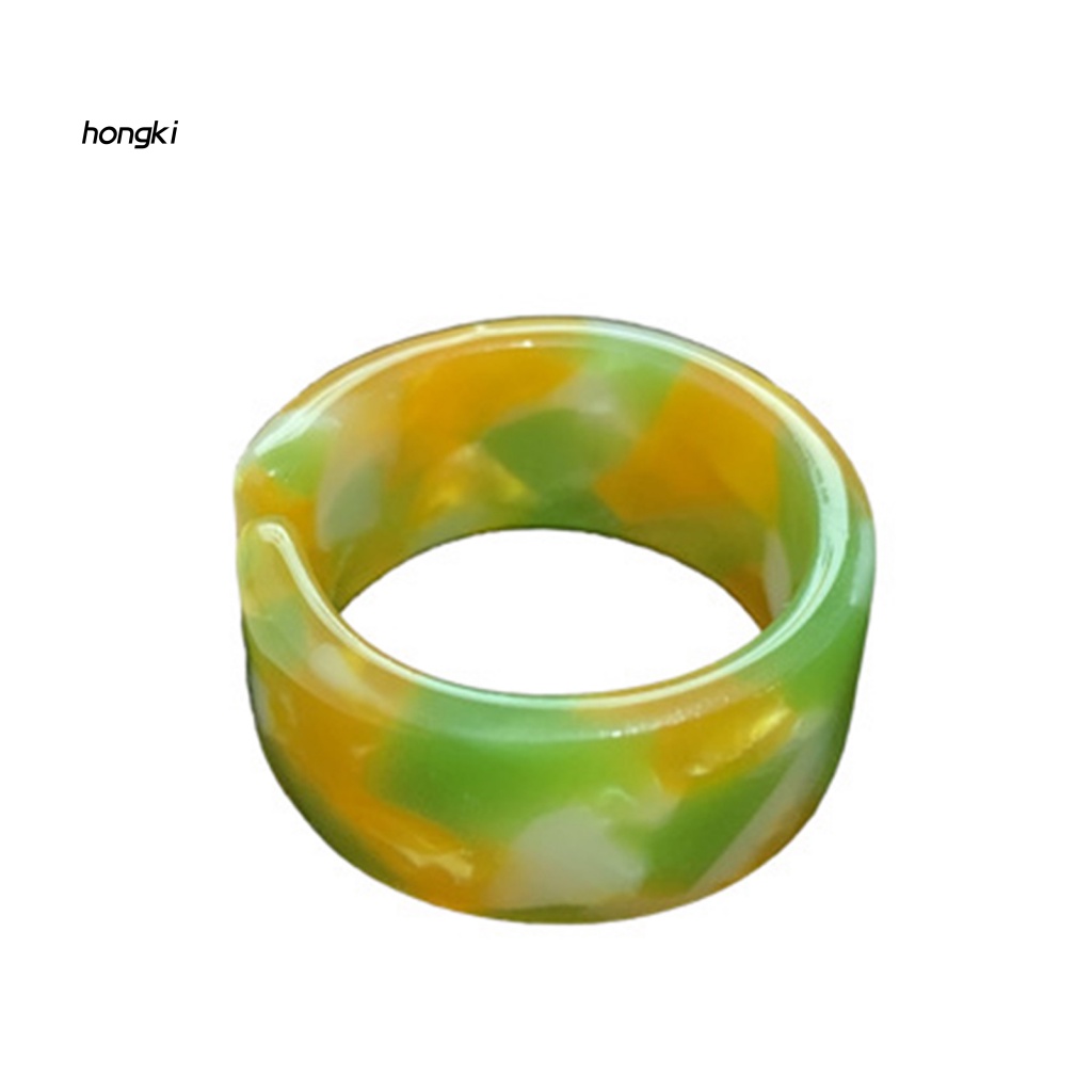 Nhẫn NhựA HìNh Chữ C NhiềU MàU SắC