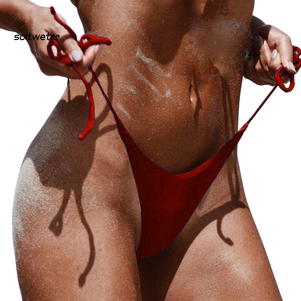 Quần Lót Thiết Kế Cột Dây Thoáng Khí Quyến Rũ Cho Nữ