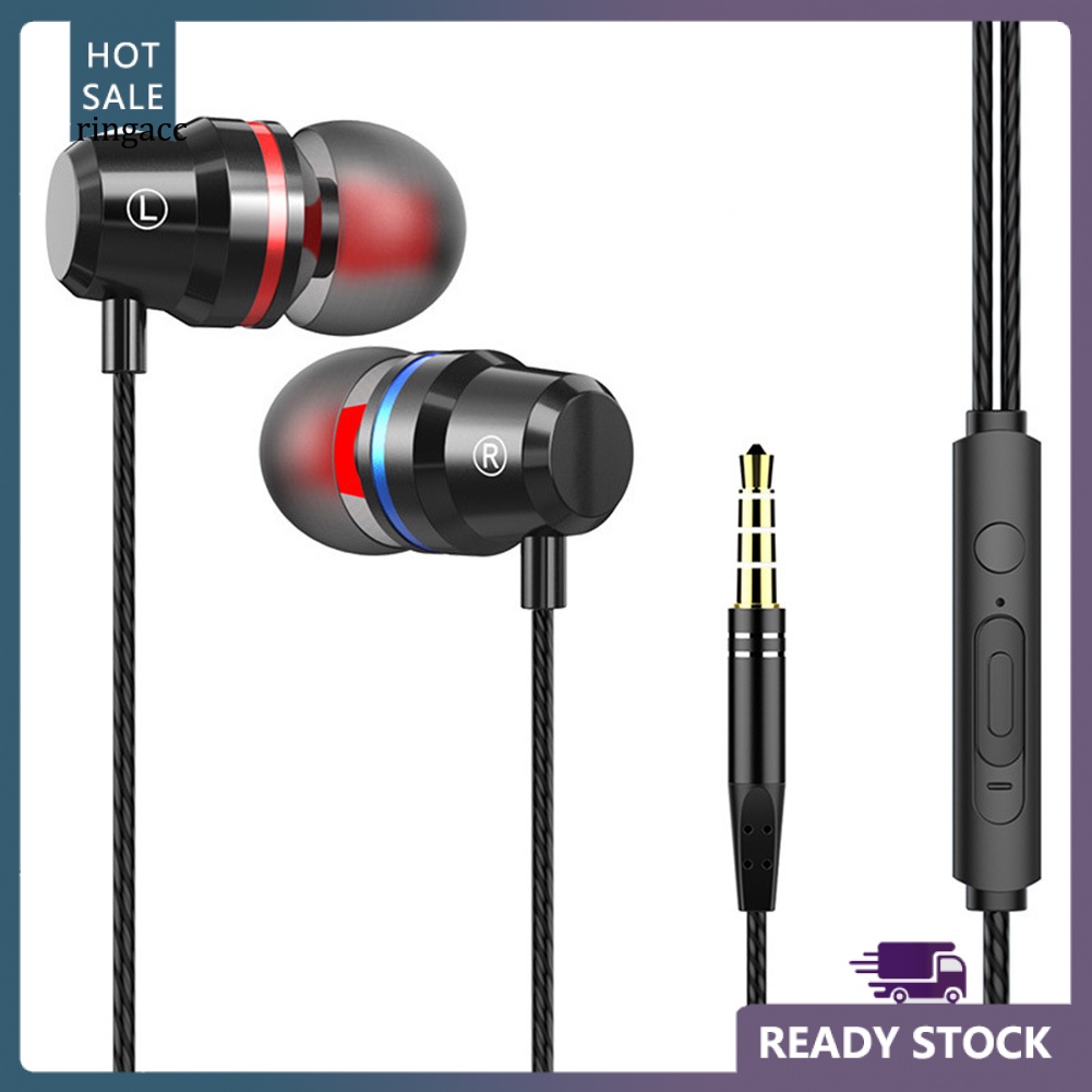 Tai Nghe Nhét Tai Có Nút Điều Chỉnh Âm Lượng Jack 35mm