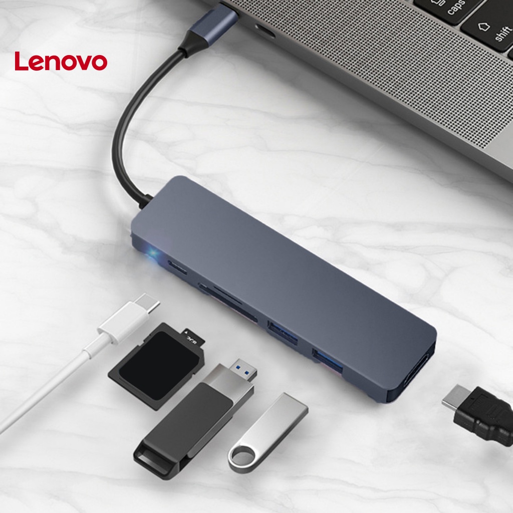 Cáp Chuyển Đổi Cổng Type-C Sang HDMI 6 Trong 1 Hình Hoa Hướng Dương Cho Máy Chiếu