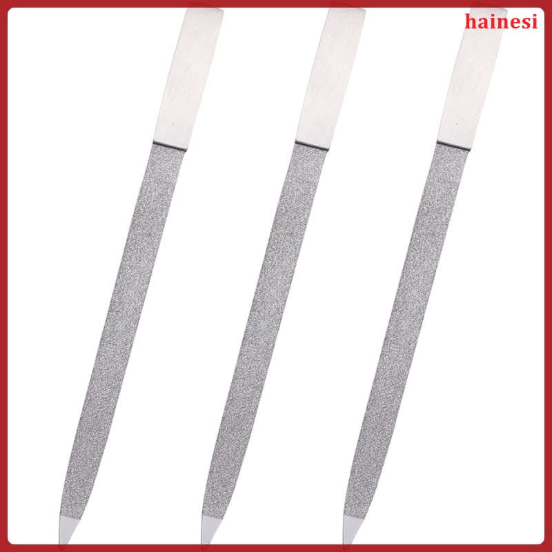 Set 3 Dụng Cụ Dũa Móng Tay Bằng Thép Không Gỉ