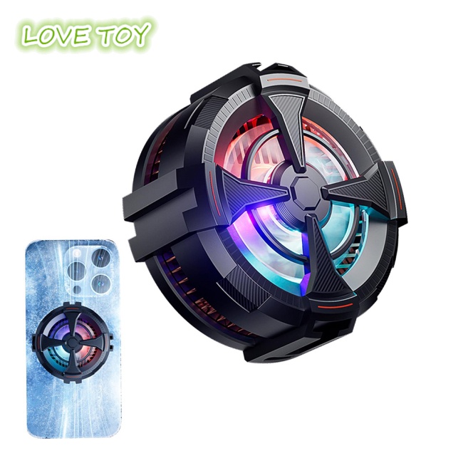Quạt Tản Nhiệt 2 Trong 1 Gắn Điện Thoại Hỗ Trợ Chơi Game Tiện Dụng