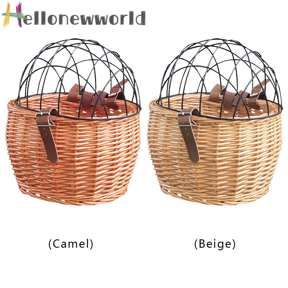 Giỏ Xe Đạp Đan Mây Bằng Tay Cho Thú Cưng