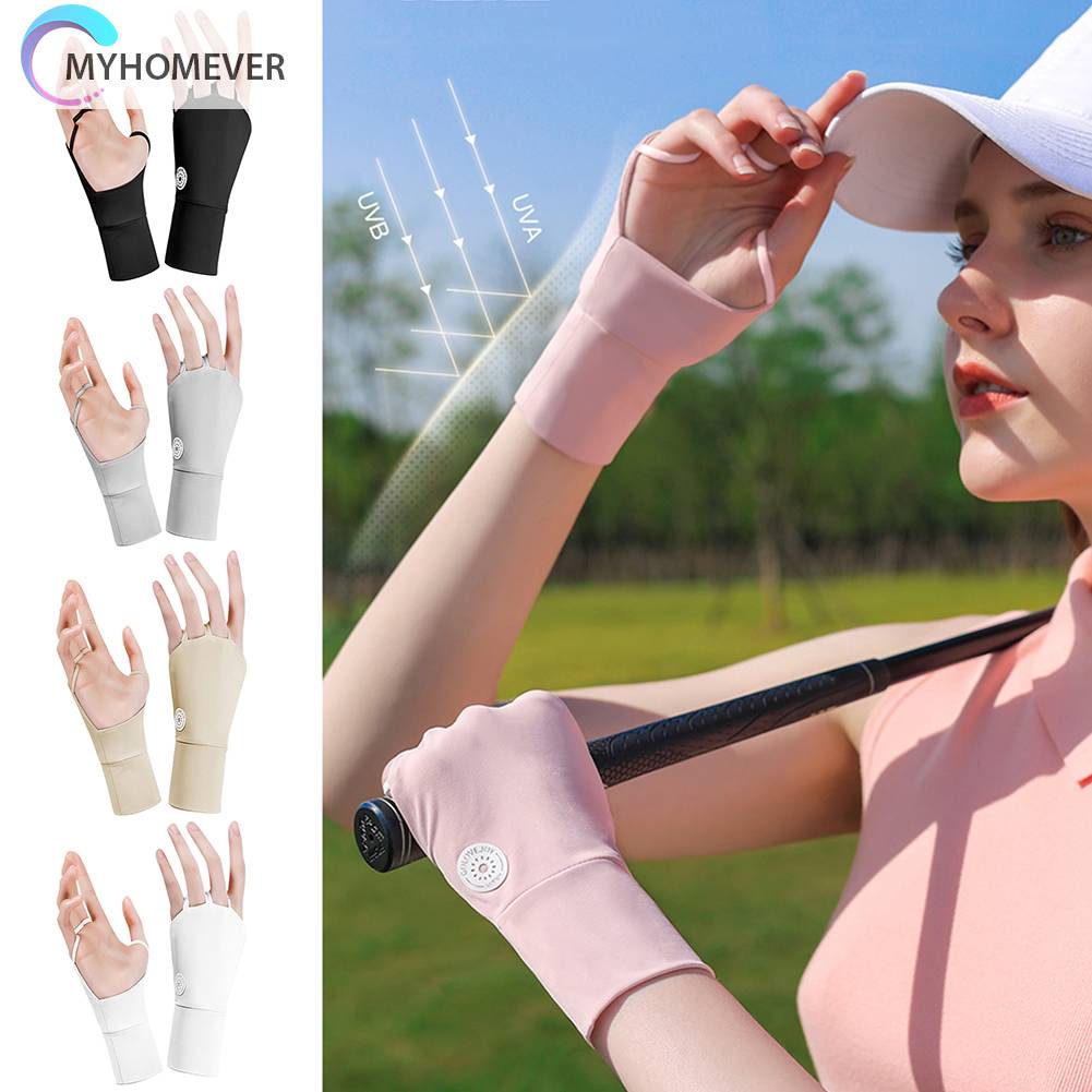 Găng Tay Hở Ngón Chống Nắng Khi Chơi Golf