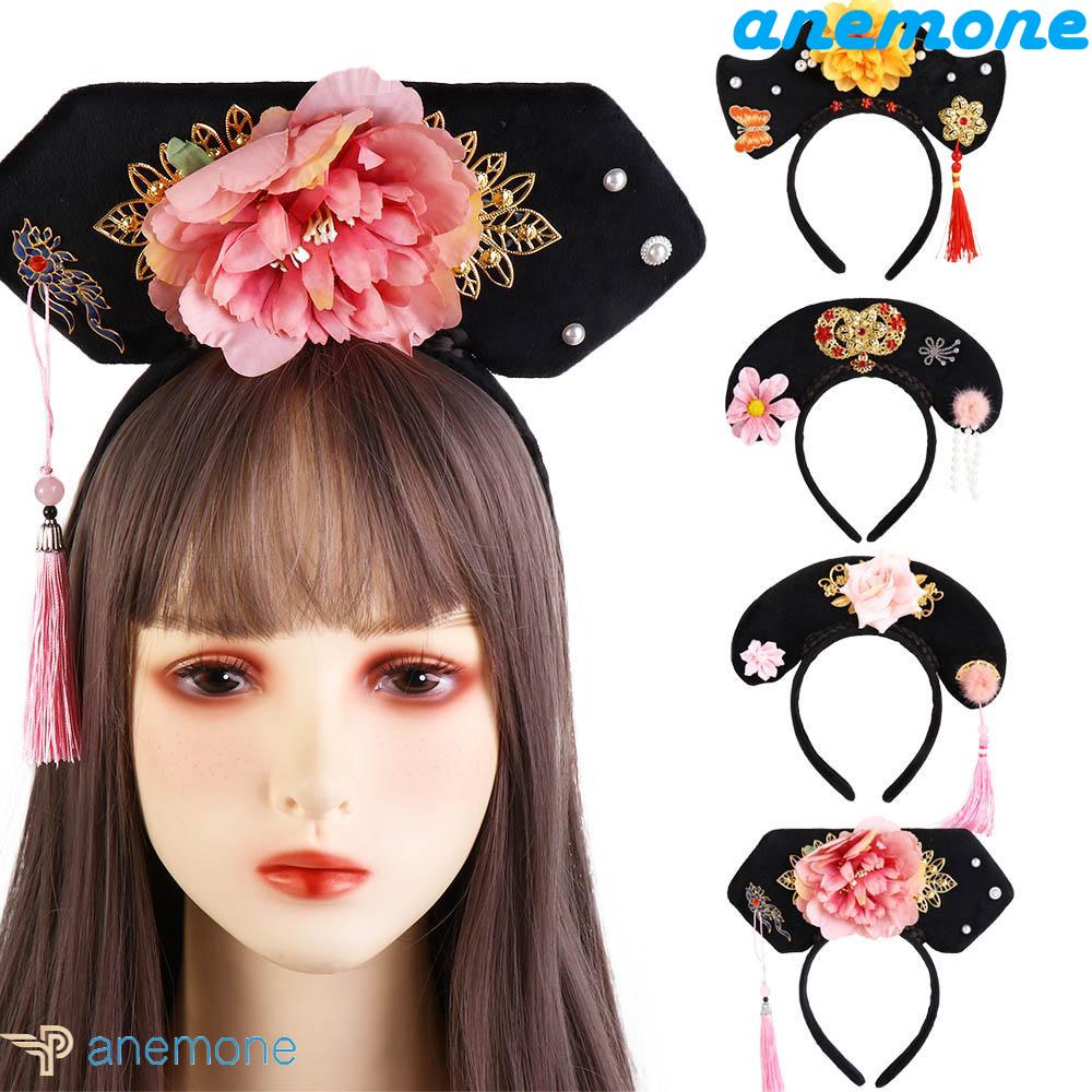 ANEMONE Trâm Cài Tóc Đính Nơ Tua Rua Phong Cách Trung Hoa Cổ Điển Cho Nữ