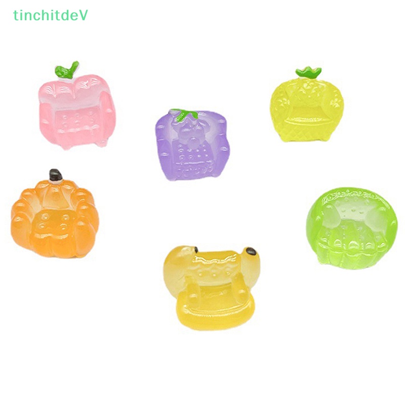 Bộ 2 Đồ trang trí Trái Cây Mini Phát Sáng Dùng Trang Trí Ghế Sofa DIY