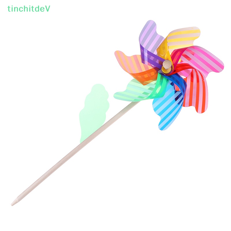 [TinchitdeV] Đồ Chơi Chong Chóng Gió Sân Vườn Bằng Gỗ 24cm [Mới]