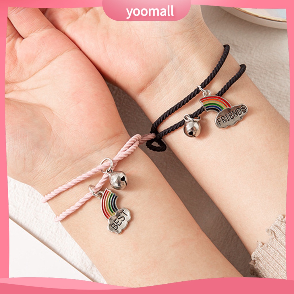 [YM] Set 2 Vòng Tay Dây Bện Thủ Công Hình Khủng Long Đàn Hồi Trang Trí Có Thể Điều Chỉnh Trang Sức ic