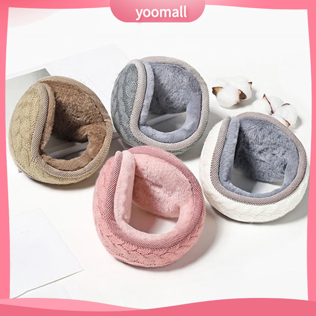 Chụp Tai Dệt Kim Dày Dặn Gọn Nhẹ Giữ Ấm Tai Có Thể Gập Gọn Cho Hoạt Động Ngoài Trời