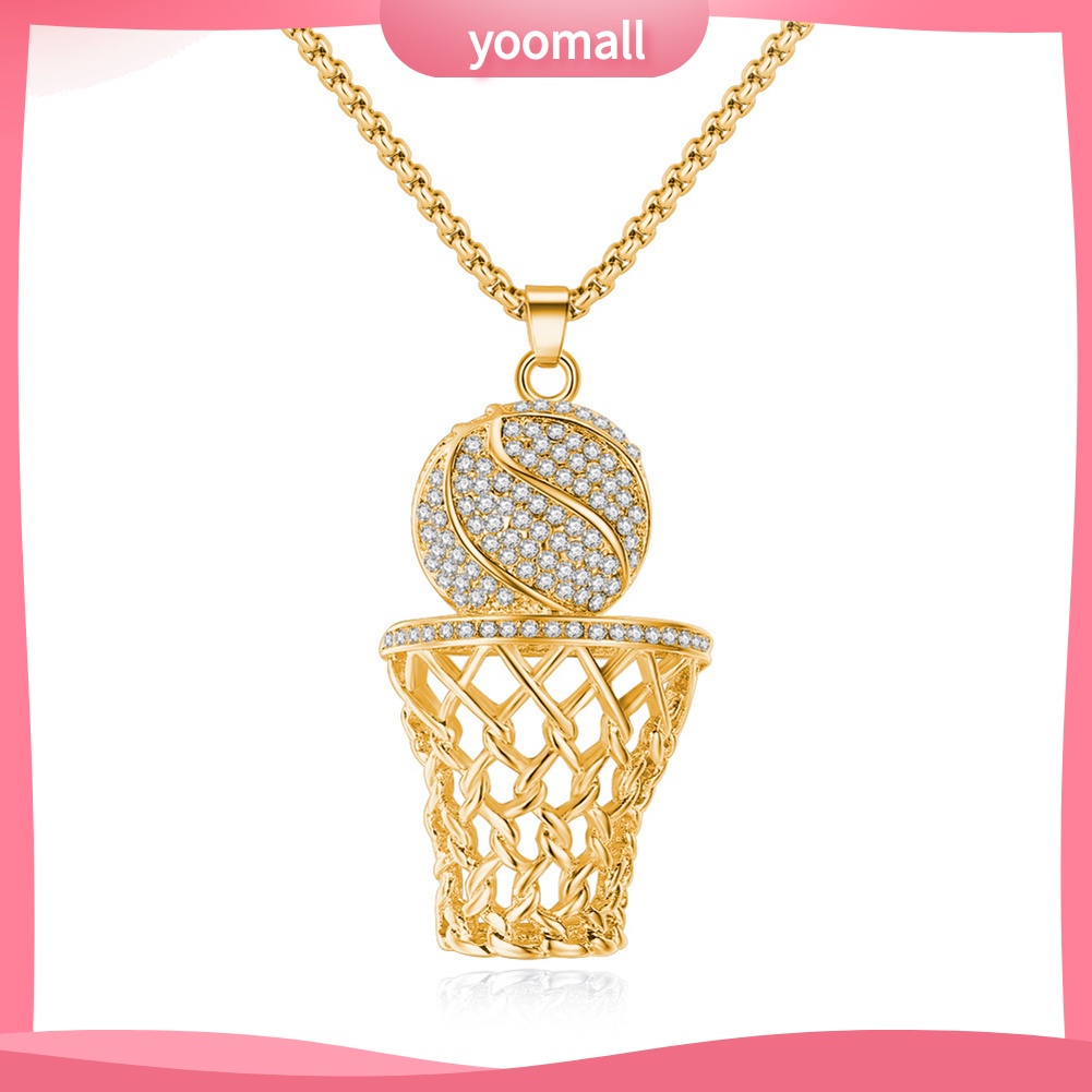 Vòng cổ Mặt Tròn Phong Cách Hip Hop Thời Trang Cho Nam Và Nữ