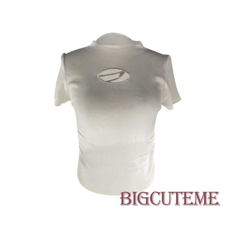 Áo Thun Ngắn Tay Kiểu Dáng Đơn Giản Thời Trang Mùa Hè Cho Nữ