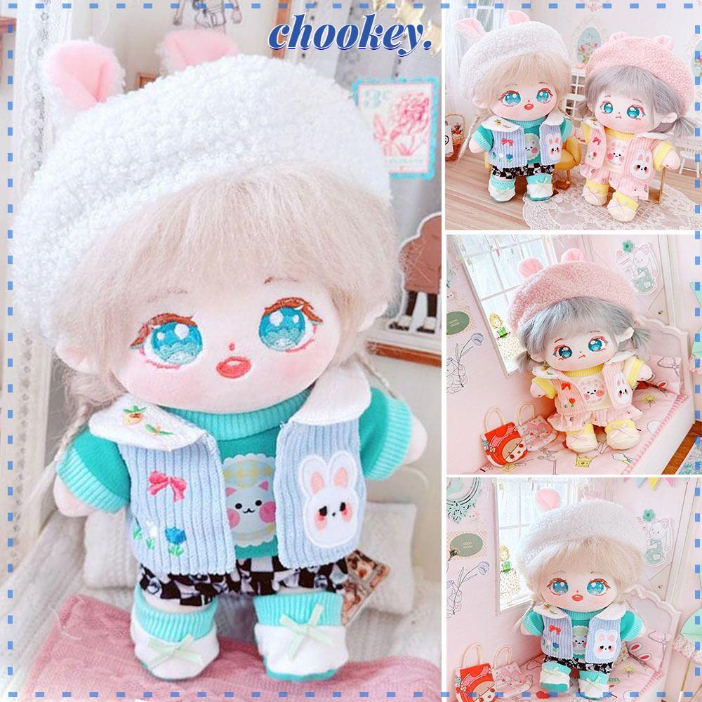 CHOOKEY 1 Bộ Quần Áo Cotton Dành Cho Búp Bê 20cm