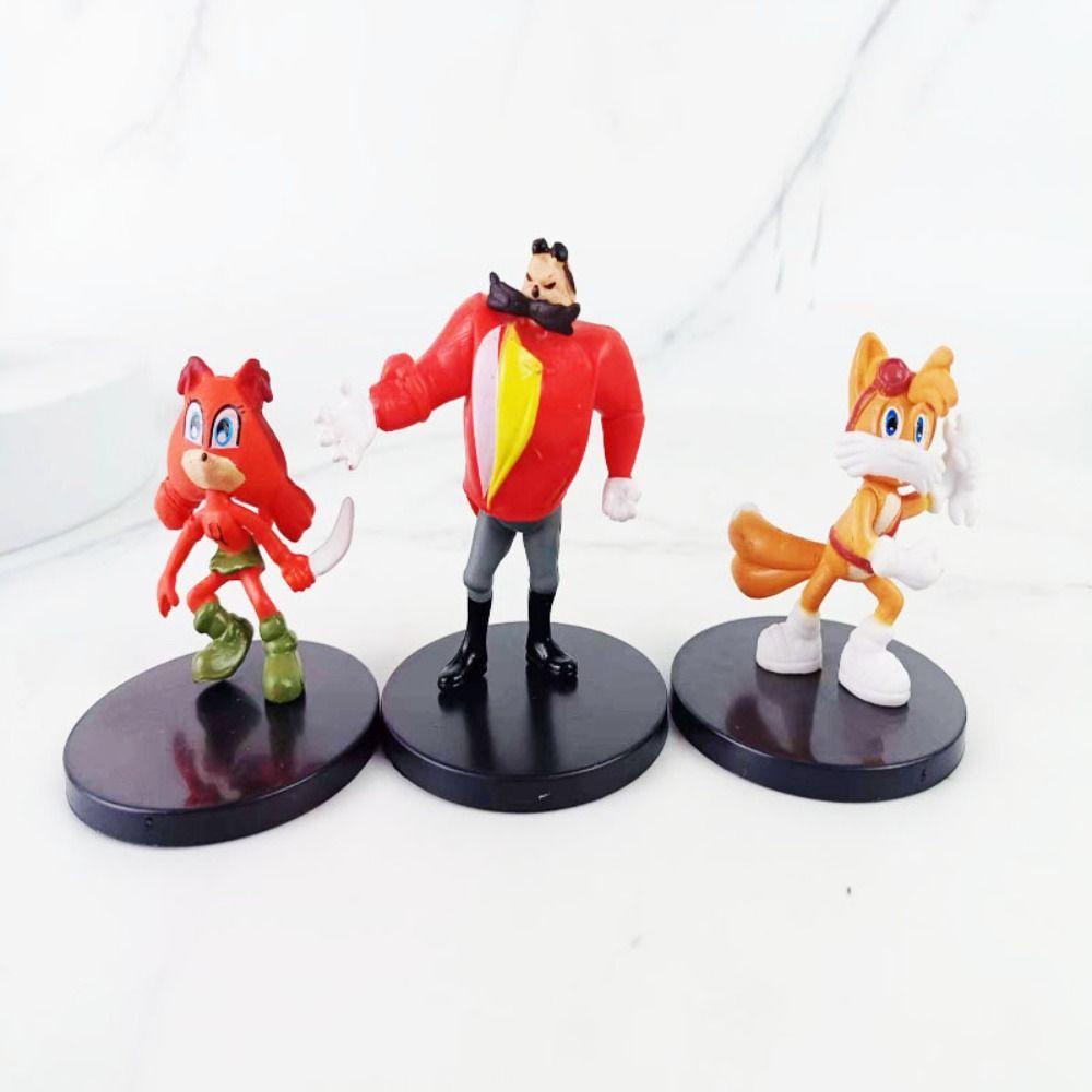 Nhím Sonic Bằng PVC Dễ Thương Dùng Trang Trí Bàn