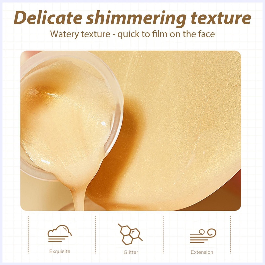 Retinol Snake Venom Peptide Gold Mask Làm sạch lỗ chân lông Loại bỏ mụn đầu đen Mặt nạ Tear Off Smear