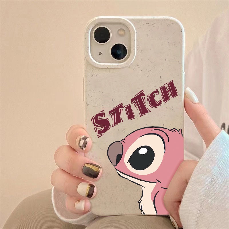 Ốp Điện Thoại Dẻo Họa Tiết Hoạt Hình Stitch Dễ Thương Chống Sốc Cho Apple 13 11 7 plus 8max14pro iPhone12 JDZ4