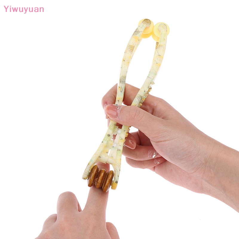< Yiwuyuan > Con Lăn Mát Xa Ngón Tay Châm Cứu Thư Giãn Lưu Thông Máu Chăm Sóc Sức Khỏe