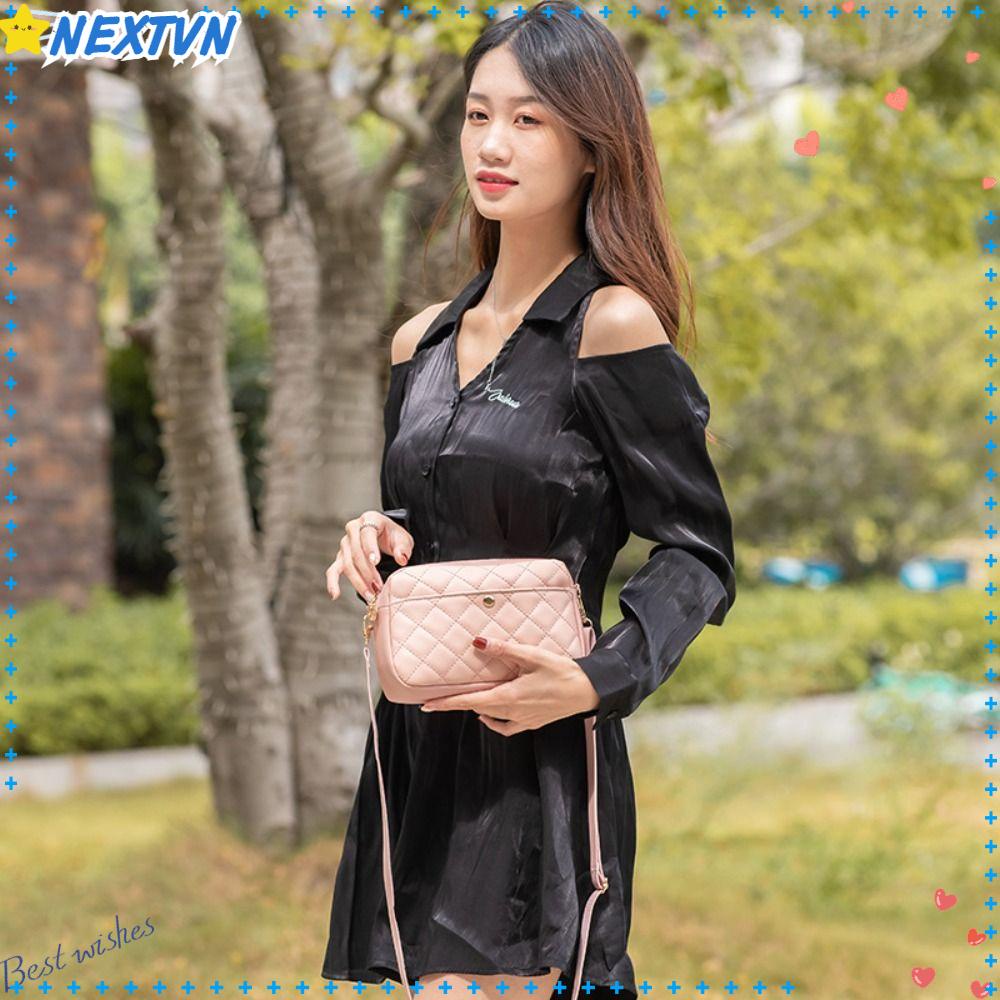 Túi Da PU Đeo Chéo Thêu Họa Tiết 5 Màu Tùy Chọn