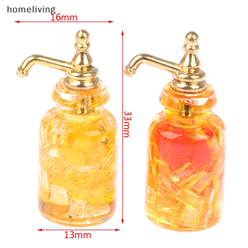 Mô Hình Hũ Thủy Tinh Đựng Nước Uống / Trái Cây Tỉ Lệ 1: 12 Trang Trí Nhà Búp Bê