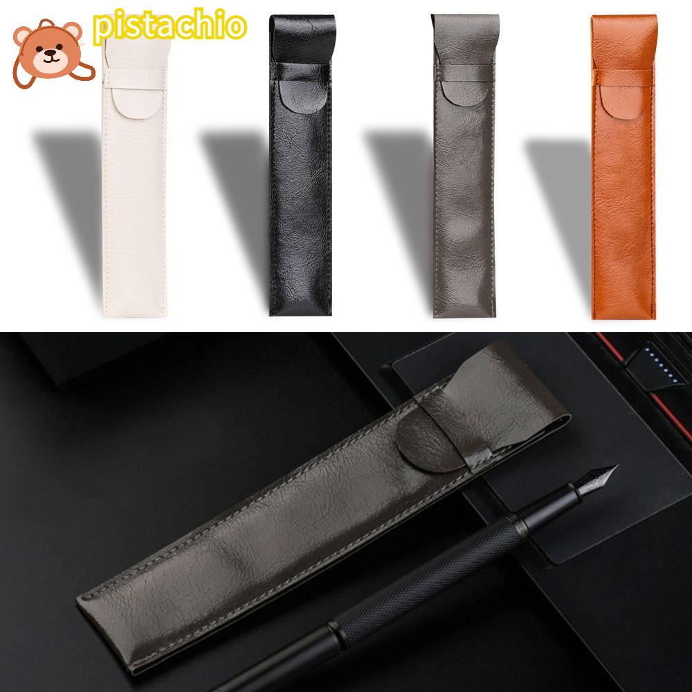 Bộ 5 Túi Đựng Bút Bằng Da PU Phong Cách Vintage