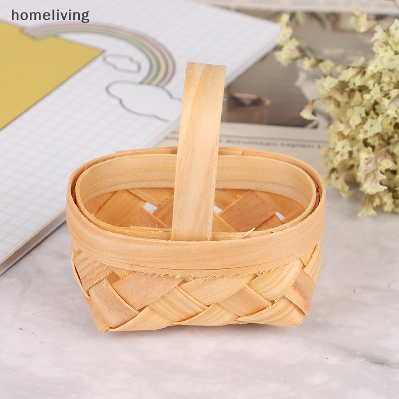 Giỏ Đan Đựng Rau Củ Quả Trang Trí Nhà Búp Bê Tỉ Lệ 1 / 12