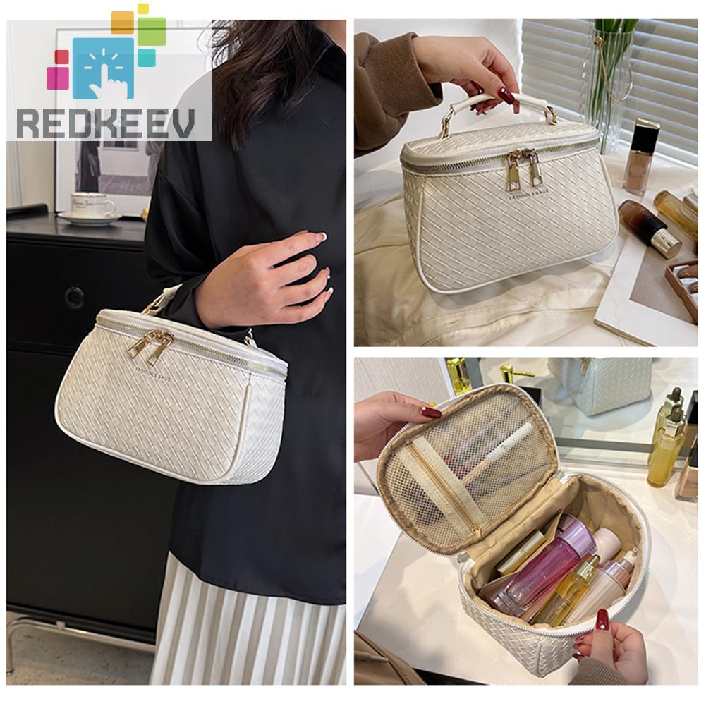 Túi Đựng Mỹ Phẩm Da PU Sức Chứa Lớn Tiện Dụng Cho Nữ