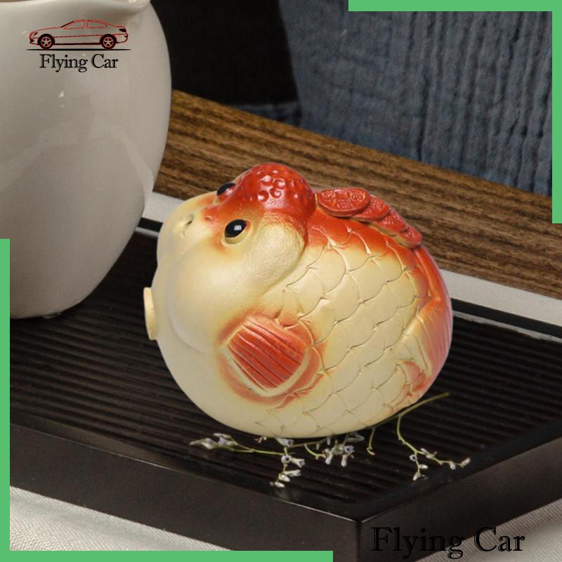 Tượng Cá Vàng Mini Điêu Khắc Tinh Xảo Dùng Để Trang Trí Phòng Khách