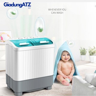 Máy Giặt AUX Bán Tự Động 2 Lồng Giặt Vắt 5.6 kg  gd40
