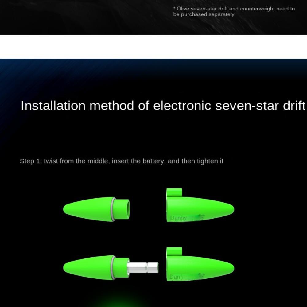 Phao Nổi Câu Cá Ban Đêm 2023 CR311 Sử Dụng Pin Màu Xanh Lá / Đỏ
