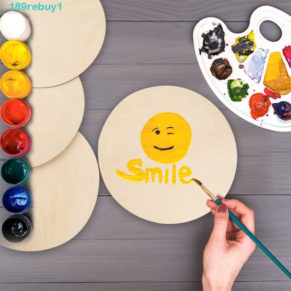 1 Lát Gỗ Hình Tròn Chạm Khắc Thủ Công Nghệ Thuật Trang Trí Nhà Cửa Sinh Nhật