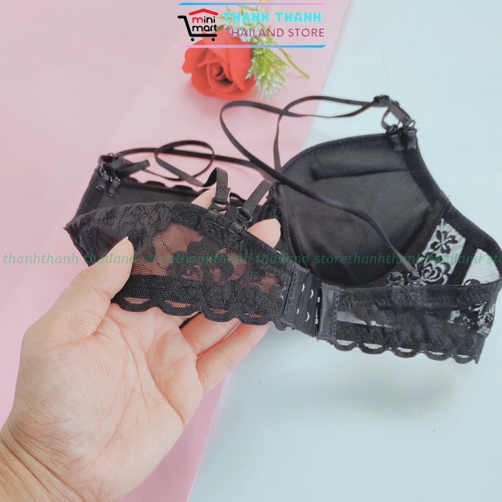 Áo ngực mút dày có gọng sisterhood 2427, push lắm nha, form quả tròn, ren mịn