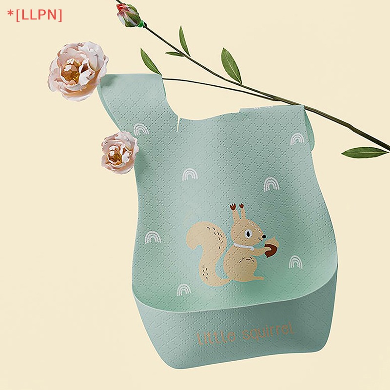 Yếm Ăn Siêu Mềm Chống Thấm Nước Có Túi Tiện Dụng Cho Bé