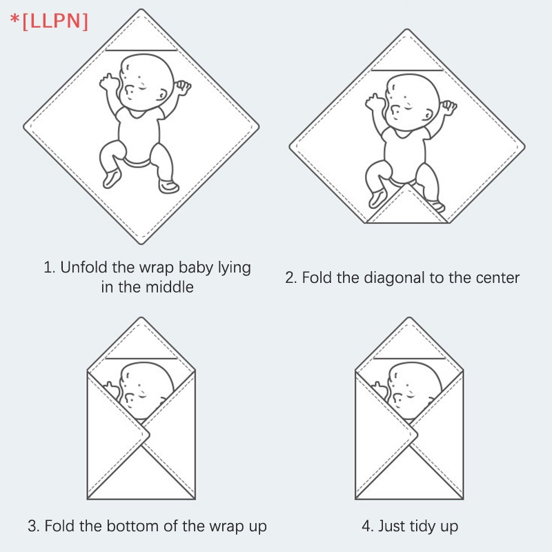 Chăn Quấn Em Bé Sơ Sinh Bằng Cotton Nguyên Chất 83x83cm In Họa Tiết Dễ Thương