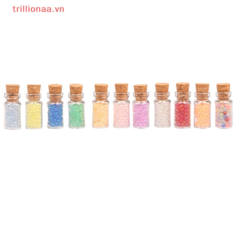 Set 2 Lọ Điều Ước Dạ Quang Mini Trang Trí Nhà Búp Bê DIY