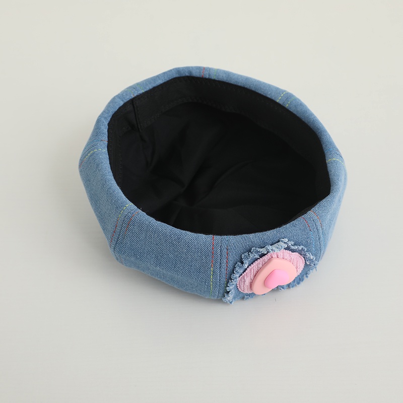 Nón Beret Hình Bát Giác Thời Trang Hàn Quốc Cho Bé Gái