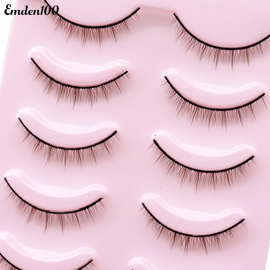 Bộ 5 Cặp Lông Mi Giả 3D Mềm Mại Cho Nữ