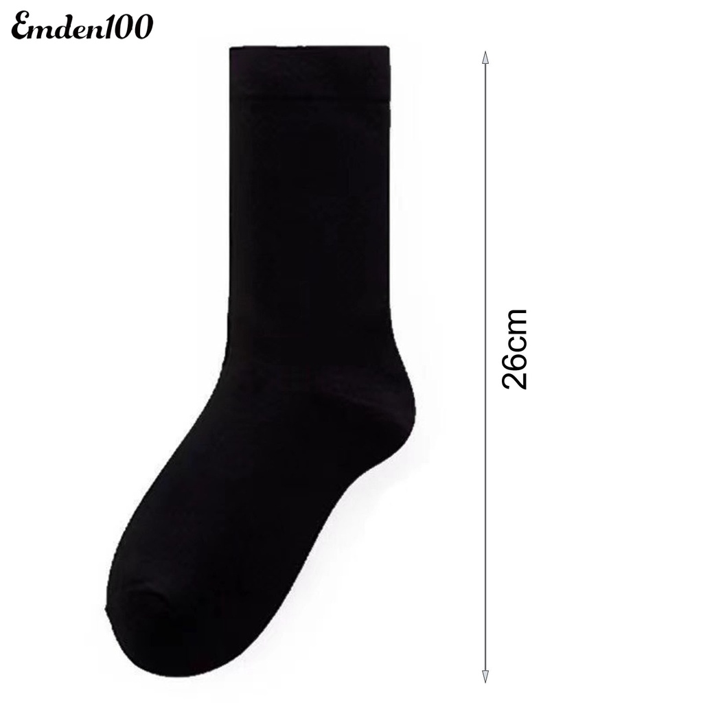 1 Đôi Tất Thể Thao Dày Màu Trơn Phong Cách Nhật Bản Thời Trang Mùa Đông Cho Nữ