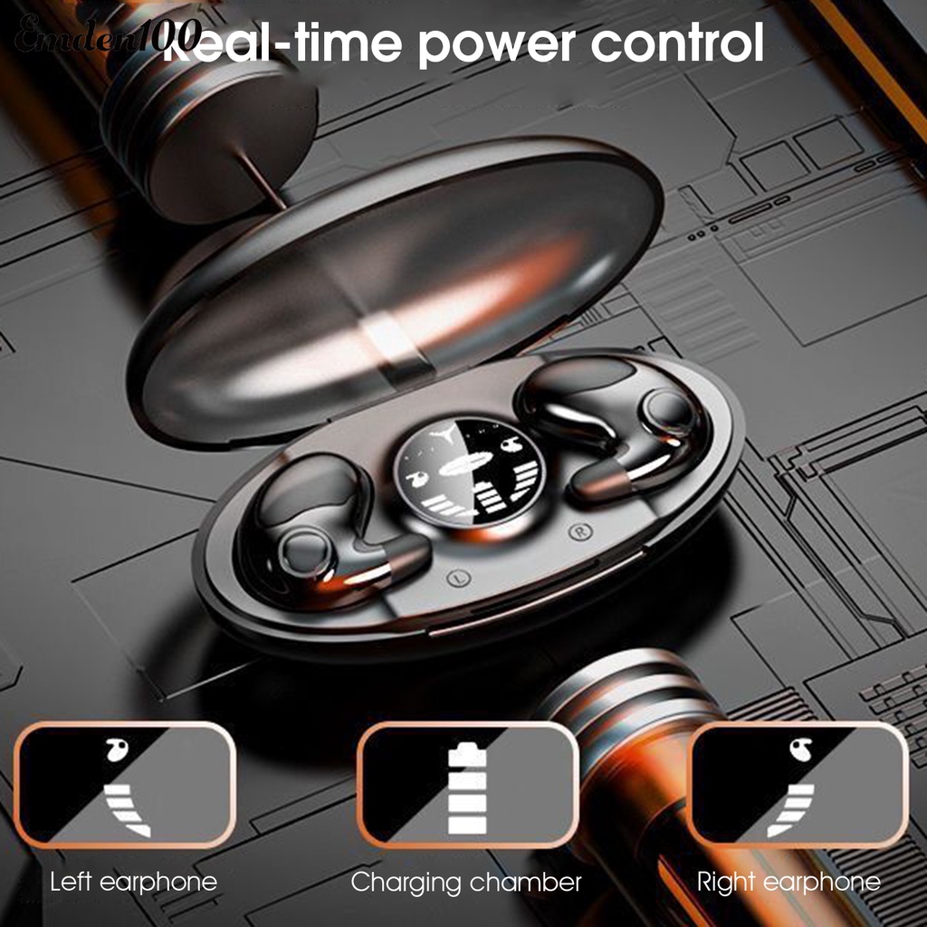 Tai Nghe Nhét Trong Không Dây MD538 Bluetooth 5.3 Mini Âm Thanh Trung Thực Chất Lượng Cao Có Màn Hình LED Hiển Thị Kỹ Thuật Số Cho iPhone Android