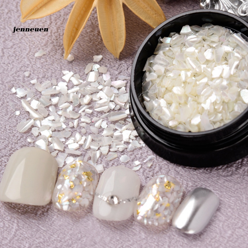 1 Hộp Đá Vỏ Sò Trang Trí Móng Tay Siêu Mỏng