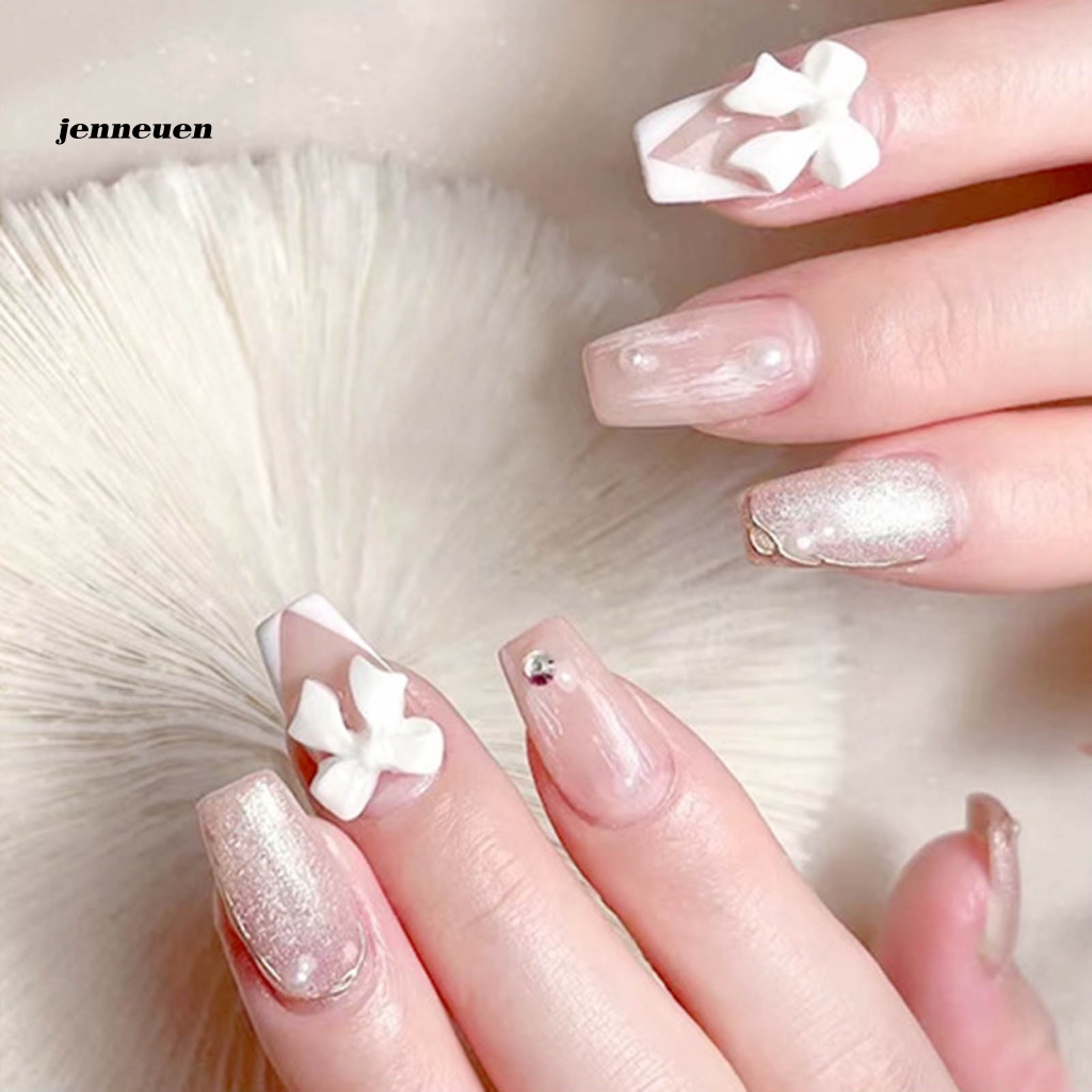 Bộ 30 Que Trang Trí Móng Tay Hình Nơ Bướm Có Thể Tái Sử Dụng