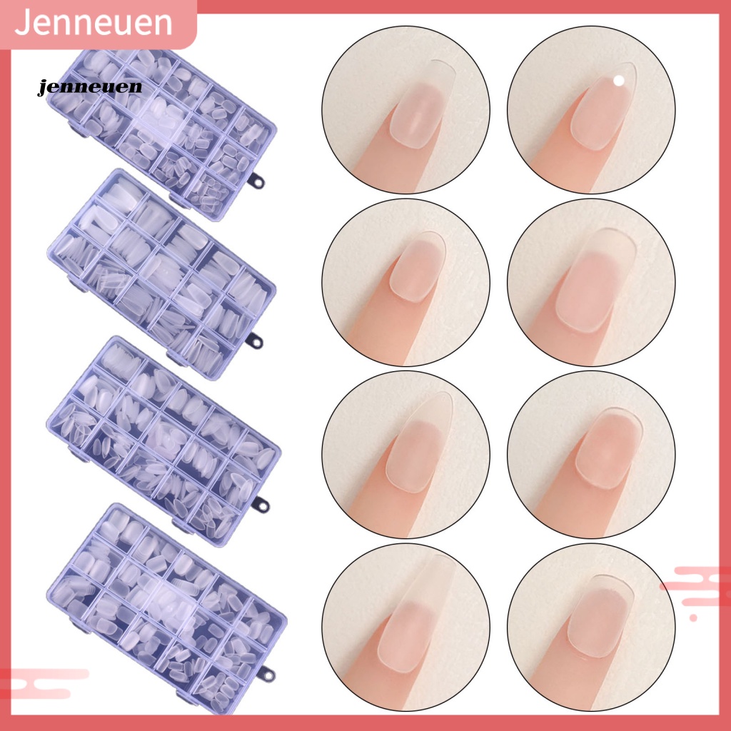 Bộ 300 Móng Tay Giả 15 Ngăn Dạng Nhấn Tiện Dụng