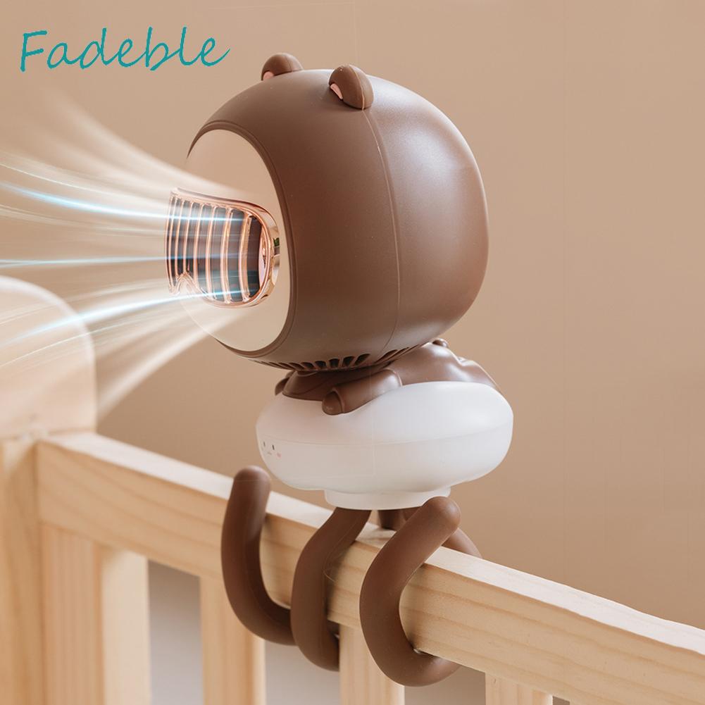 Quạt Làm Mát Cầm Tay Có Kẹp Gắn Chân Máy Không Ồn Đa Ứng Dụng