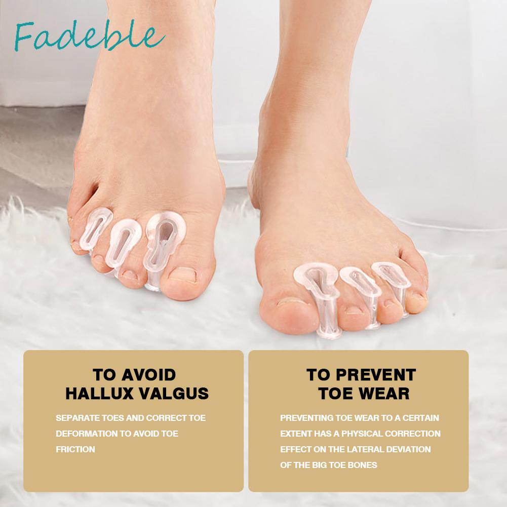 Dụng Cụ Bảo Vệ Ngón Chân Hai Lỗ Hình Chữ A Co Giãn Chống Mài Mòn