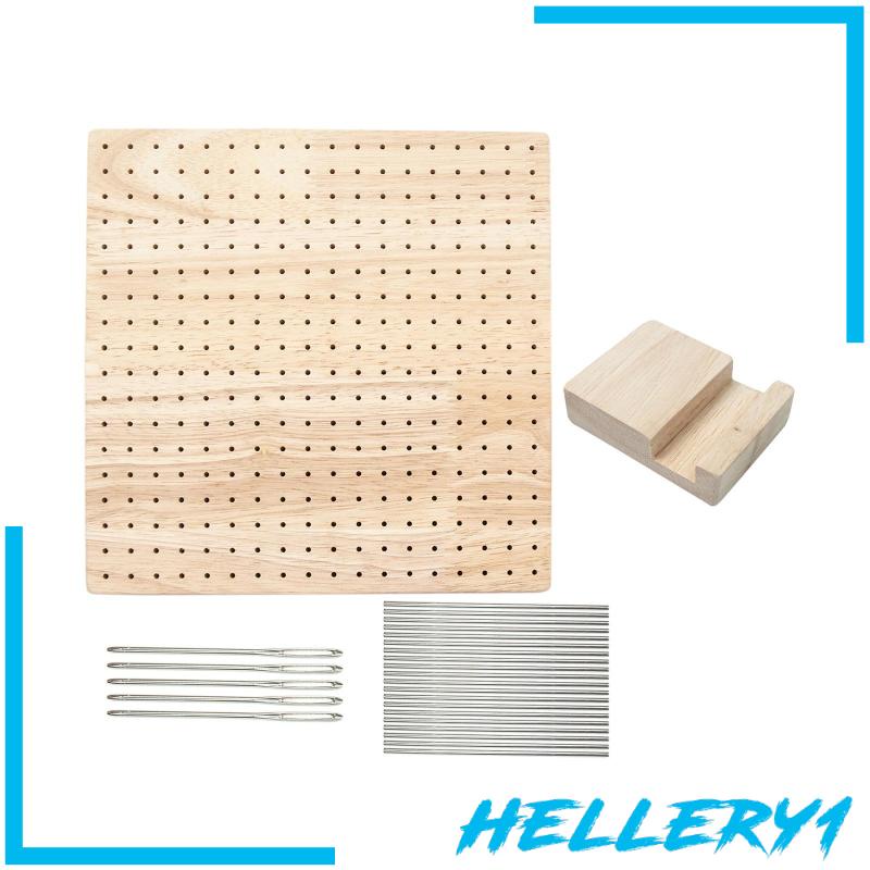 Bảng Gỗ Đan Len Thủ Công 20 Pin Chắc Chắn Cho Người Mới Bắt Đầu