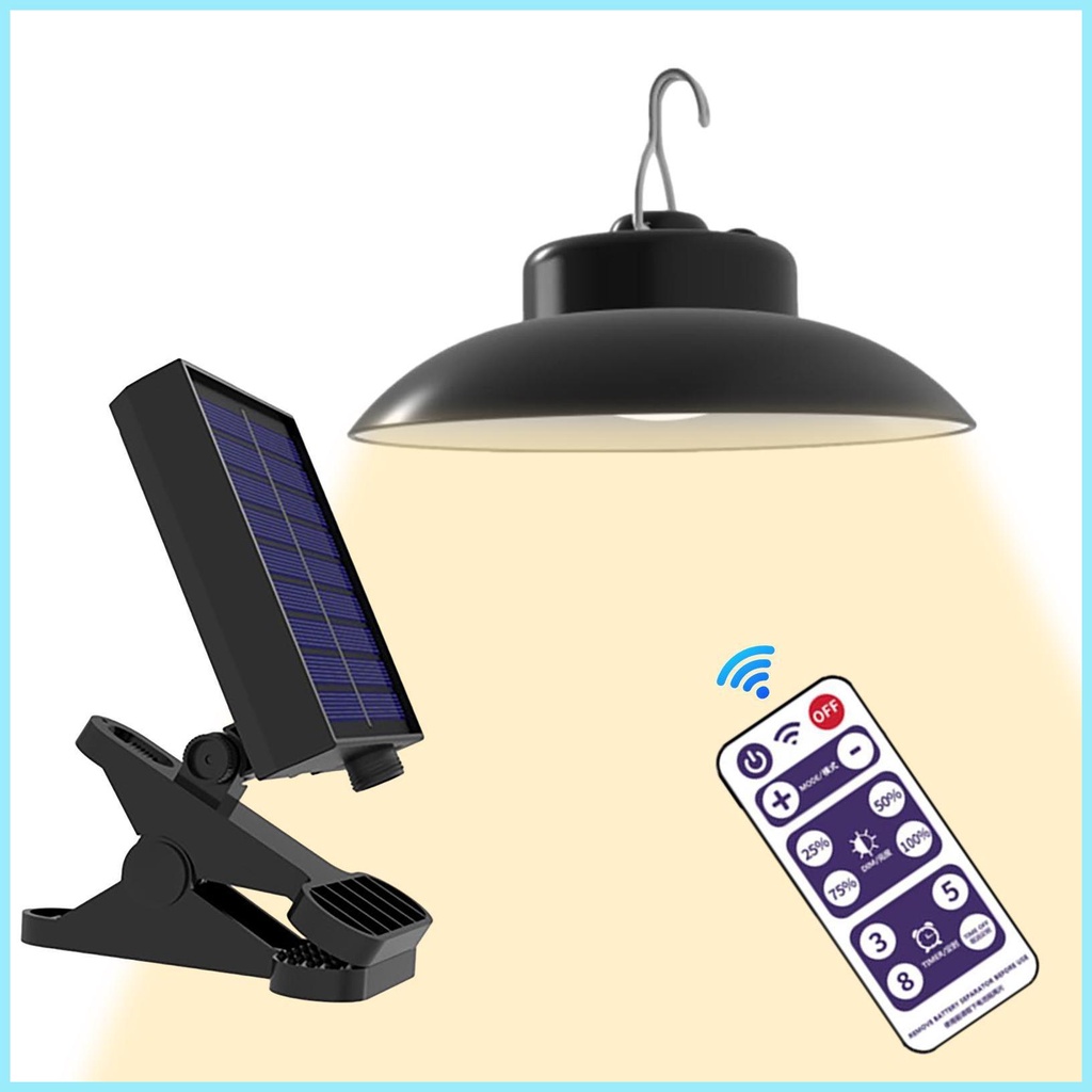 Đèn LED Năng Lượng Mặt Trời Chống Thấm Nước Gắn Dù Có Thể Sạc Lại Tiện Dụng