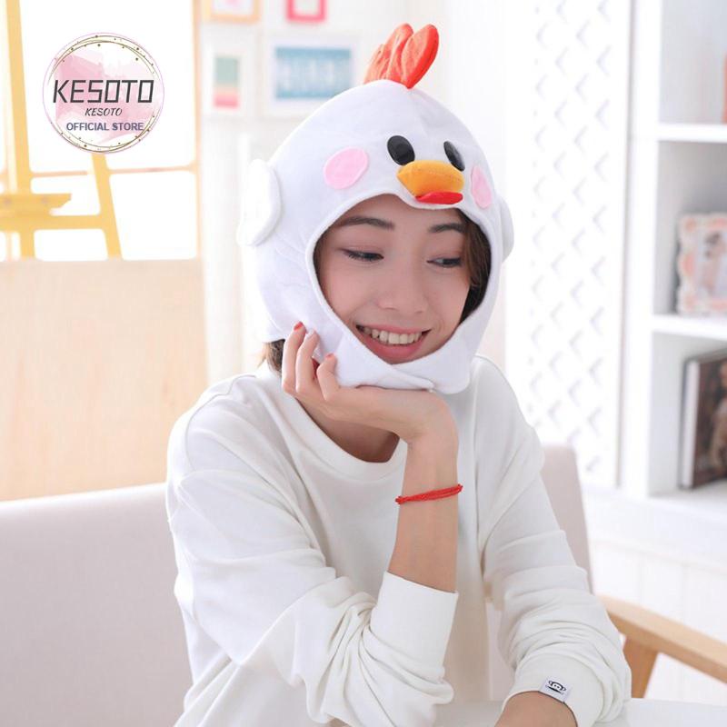 Mũ Hình Gà Con Dễ Thương Dùng Làm Đạo Cụ Chụp Ảnh Cho Người Lớn