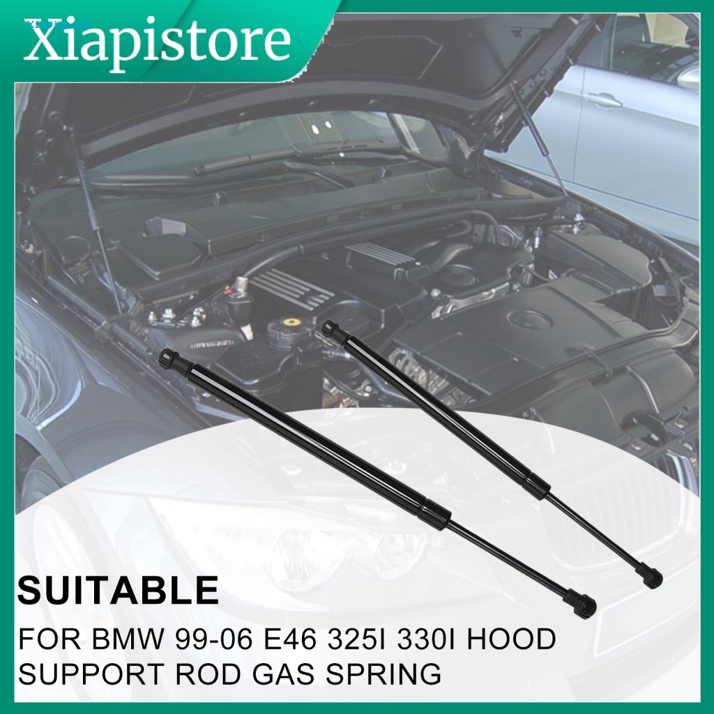 Set 2 Lò Xo Bằng Thép Carbon Thay Thế Cho Xe Hơi 51238202688 Thanh Bảo Vệ Động Cơ Chuyên Dụng Cho BMW E46 325I 330I 1999-2006